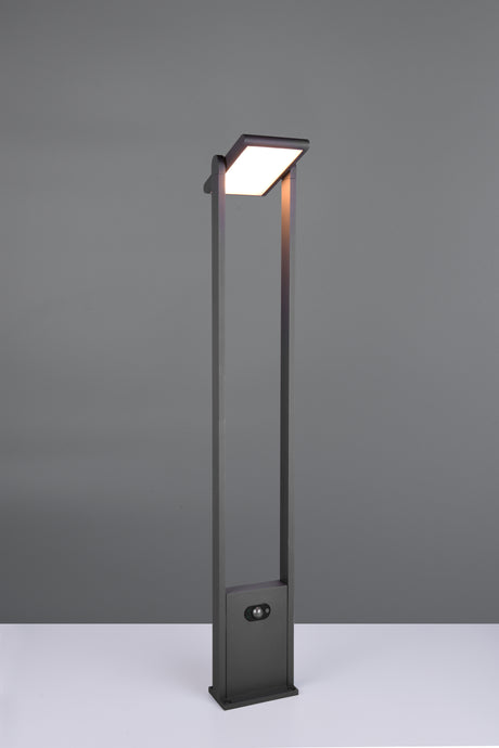 Baliza de exterior Trio Malawi LED antracita solar CCT regulable IP65 101cm 4537