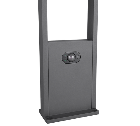 Baliza de exterior Trio Malawi LED antracita solar CCT regulable IP65 101cm 4537