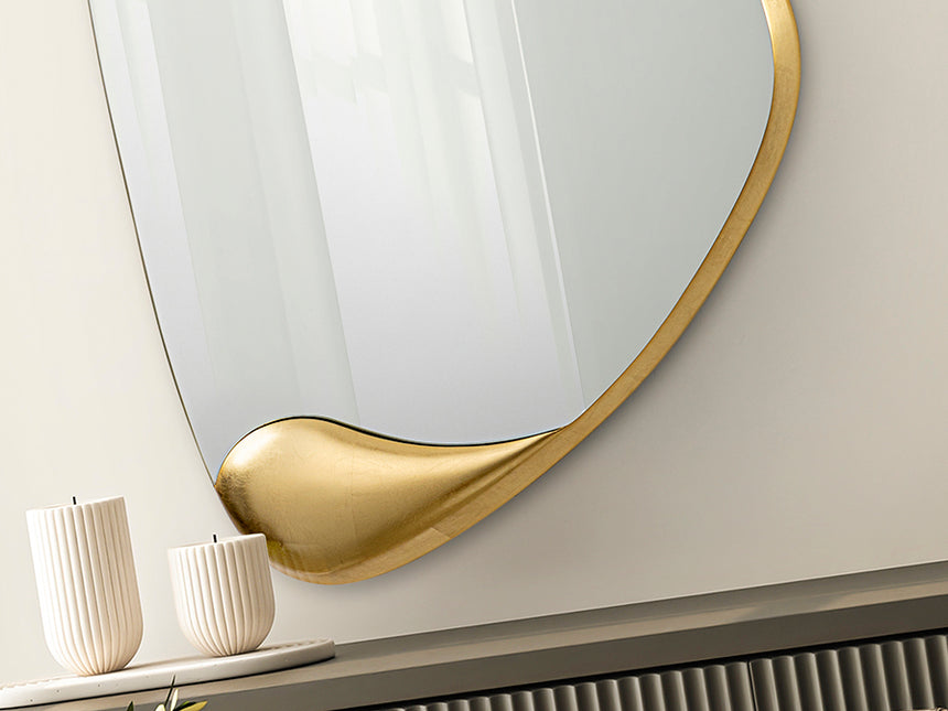 Espejo Schuller Daisy pan de oro 453769