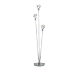 Lámpara de pie Trio Verano LED cromo 150cm 454510306