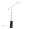 Lámpara de pie Trio Fiore LED níquel mate 145cm 454610107