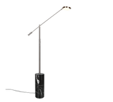 Lámpara de pie Trio Fiore LED níquel mate 145cm 454610107