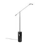 Lámpara de pie Trio Fiore LED níquel mate 145cm 454610107