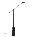 Lámpara de pie Trio Fiore LED negro mate 145cm 454610132