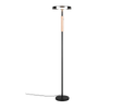 Lámpara de pie Trio Celeste LED negro mate 3000K táctil 160cm 454910132