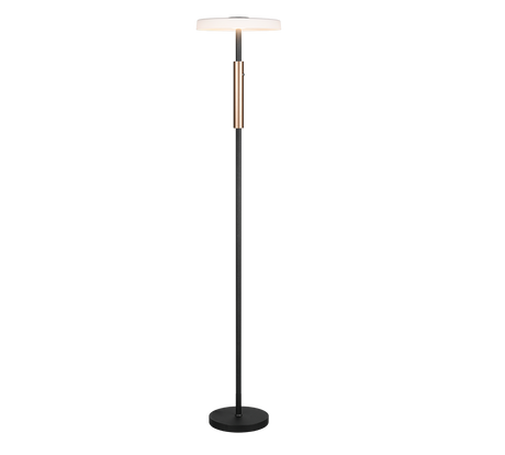 Lámpara de pie Trio Celeste LED negro mate 3000K táctil 160cm 454910132 - vista 2
