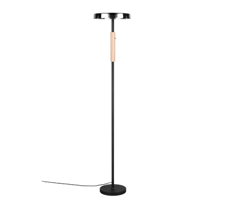 Lámpara de pie Trio Celeste LED negro mate 3000K táctil 160cm 454910132 - vista 4