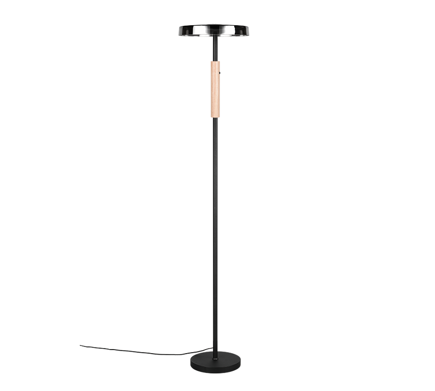 Lámpara de pie Trio Celeste LED negro mate 3000K táctil 160cm 454910132 - vista 4