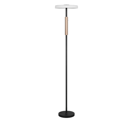 Lámpara de pie Trio Celeste LED negro mate 3000K táctil 160cm 454910132 - vista 5