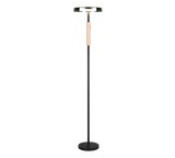 Lámpara de pie Trio Celeste LED marrón café 3000K táctil 160cm 454910165 - vista 2