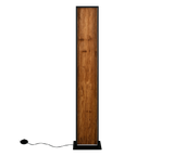 Lámpara de pie Trio Kalea LED madera 3000K 120cm 455510130