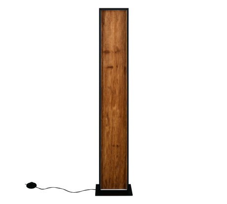 Lámpara de pie Trio Kalea LED madera 3000K 120cm 455510130