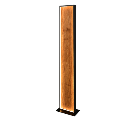 Lámpara de pie Trio Kalea LED madera 3000K 120cm 455510130