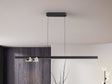 Lámpara Schuller Nuria 3 luces cromo y negro 458573