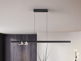 Lámpara Schuller Nuria 3 luces cromo y negro 458573