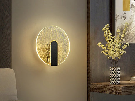 Lámpara aplique de pared Schuller Auris LED negro 3000K Ø19cm vista 4