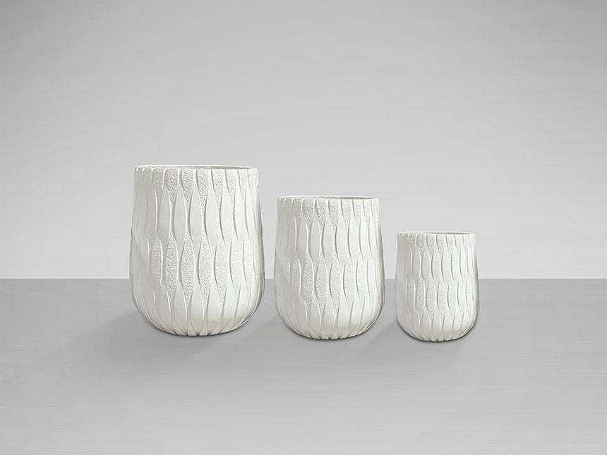 Schuller Jazmin Set 3 Maceteros blanco 459624