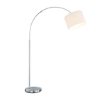 Lámpara de pie Trio Hotel níquel mate 215cm 4