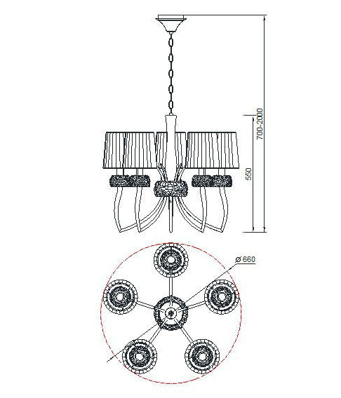 Lámpara de techo Ofertas-3 Dto 50% Mantra gris oscuro 4631
