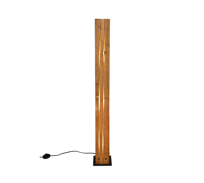 Lámpara de pie Trio Karuni LED natural finish 2700K 121cm 463300330