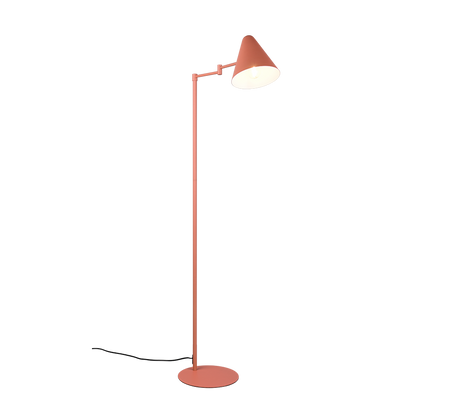Lámpara de pie Trio Cosima LED apricot 2700K 126,5cm 463900140