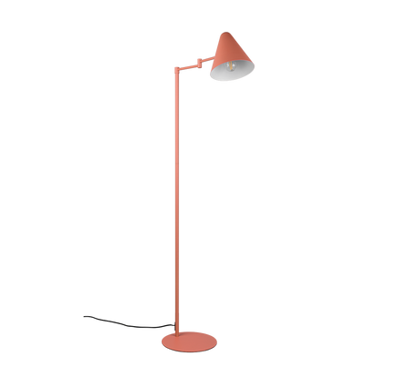 Lámpara de pie Trio Cosima LED apricot 2700K 126,5cm 463900140