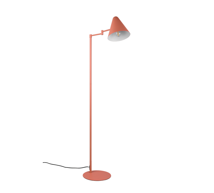 Lámpara de pie Trio Cosima LED apricot 2700K 126,5cm 463900140
