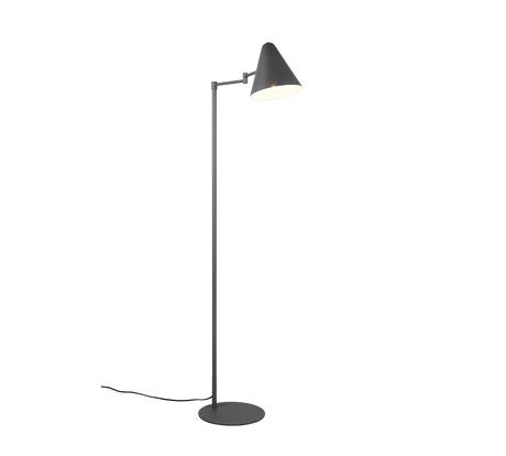 Lámpara de pie Trio Cosima LED antracita 2700K 126,5cm 463900142
