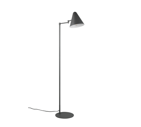 Lámpara de pie Trio Cosima LED antracita 2700K 126,5cm 463900142