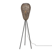 Lámpara de pie Trio Ziva latón antiguo 140cm 465300104