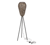 Lámpara de pie Trio Ziva LED latón antiguo 3000K 140cm 465300104