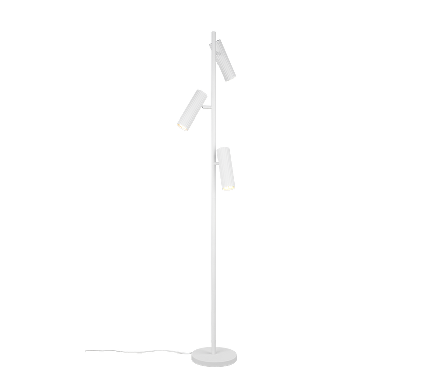 Lámpara de pie Soka Trio GU10 Ø37cm blanco mate — ref. 467700331 (1)