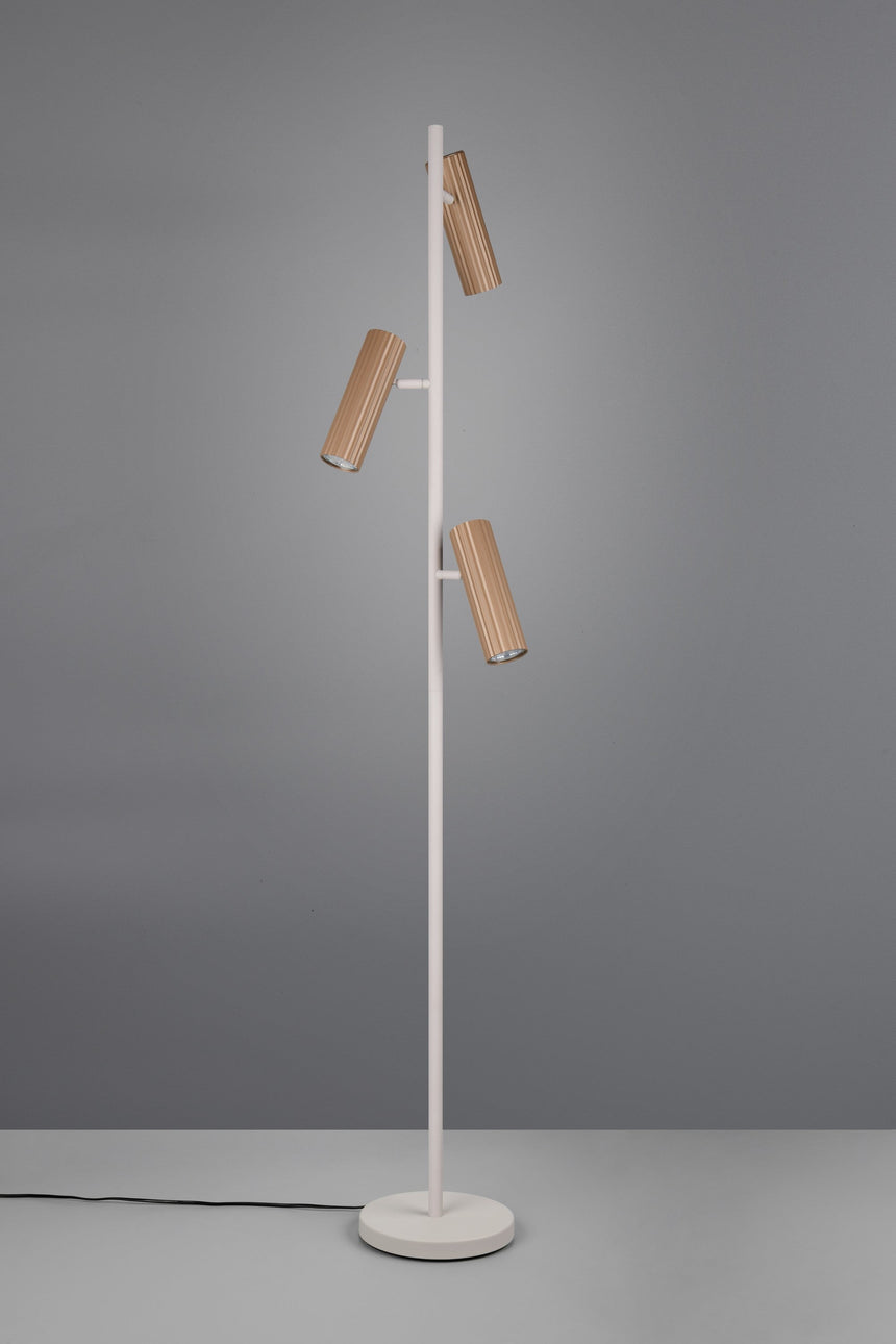 Lámpara de pie Soka Trio GU10 Ø37cm café — ref. 467700365 (2)