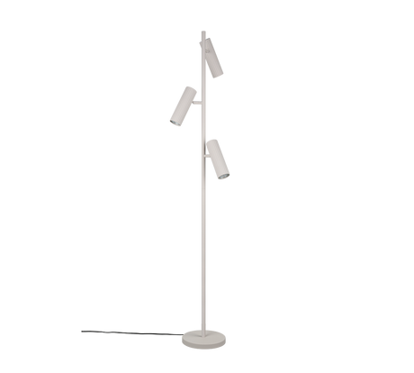Lámpara de pie Trio Soka LED gris cálido 3000K 150cm 467700376