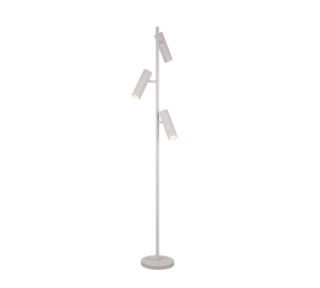Lámpara de pie Trio Soka LED gris cálido 3000K 150cm 467700376