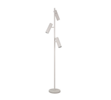 Lámpara de pie Trio Soka LED gris cálido 3000K 150cm 467700376