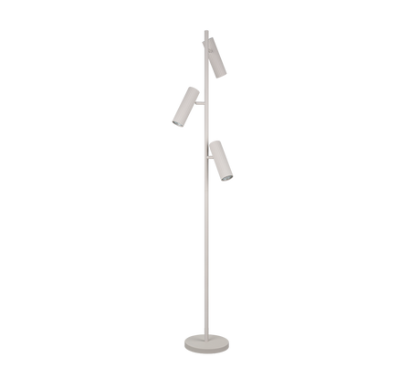 Lámpara de pie Trio Soka LED gris cálido 3000K 150cm 467700376