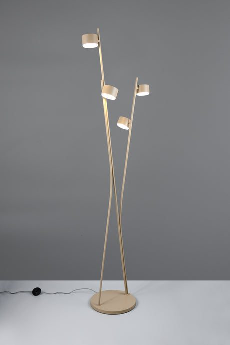 Lámpara de pie Trio Coda LED warm beige 2700K 180cm 469000443