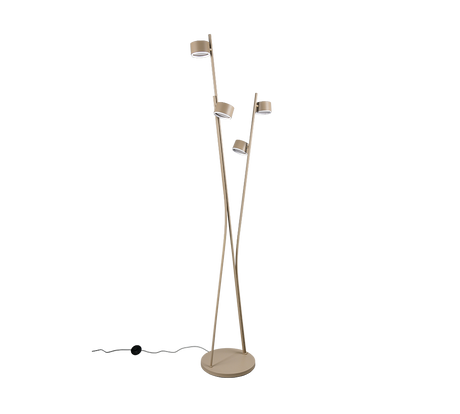 Lámpara de pie Trio Coda LED warm beige 2700K 180cm 469000443