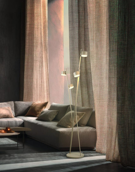 Lámpara de pie Trio Coda LED warm beige 2700K 180cm 469000443