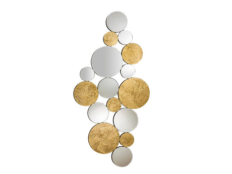 Espejo Schuller Cirze pan de oro y laca negra 59x120cm 