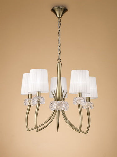 Lámpara de techo Loewe Mantra dorado 4731