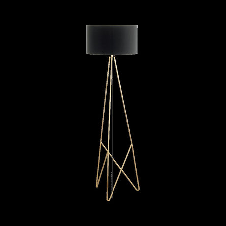 EGLO design 39231 Lámpara de pie negro, oro
