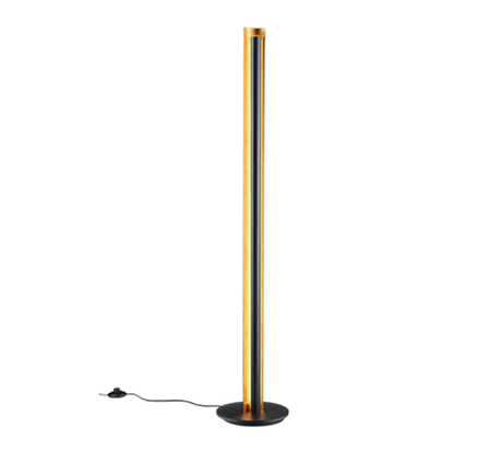 Lámpara de pie Trio Texel LED negro 3000K Ø25cm 15W 474410179