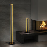Lámpara de pie Trio Texel LED negro 3000K Ø25cm 15W 474410179