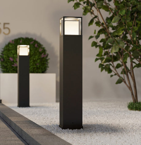 Baliza de exterior Trio Witham LED antracita regulable IP54 80cm 477860142
