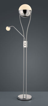 Trio Chris Chrome Metal LED Floor Lamp 478310206