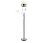 Trio Chris Chrome Metal LED Floor Lamp 478310206