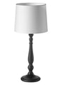 Lámpara de sobremesa MDC Loira E27 negro IP20 482729804