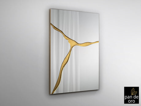 Espejo Schuller Surcos pan de oro 80x120cm vista 3